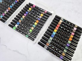 Valija 36 marcadores GLITTER dual 